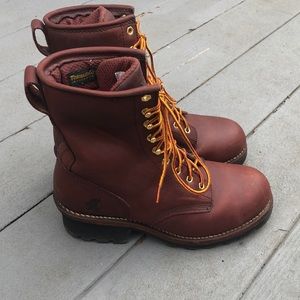 Chippewa Steel Toe High Boots Sz 8 1/2
